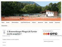 Tablet Screenshot of dtc-brannenburg.de